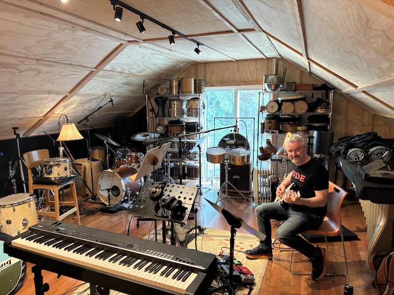In the studio
